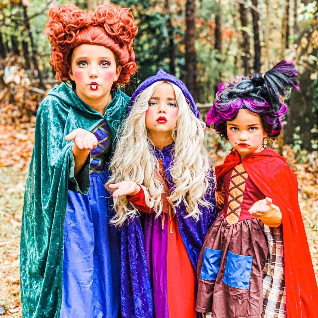 Amazon.com: Sanderson Sisters Costumes Capes (Hocus Pocus Witches, Salem  Witches)