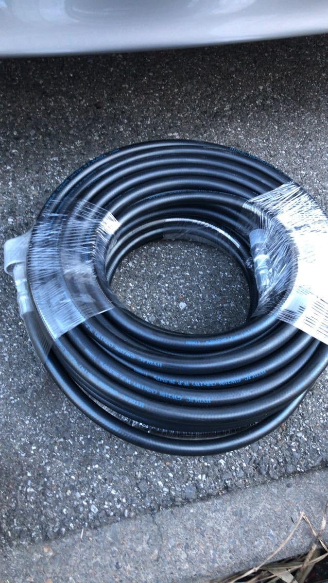 高圧洗浄ホース 3/8 3分 210k耐圧 SUSカプラ付き 20m 2本 高圧洗浄ホース 38 3分 210k耐圧 SUSカプラ付き 20m 2本 軽いホース