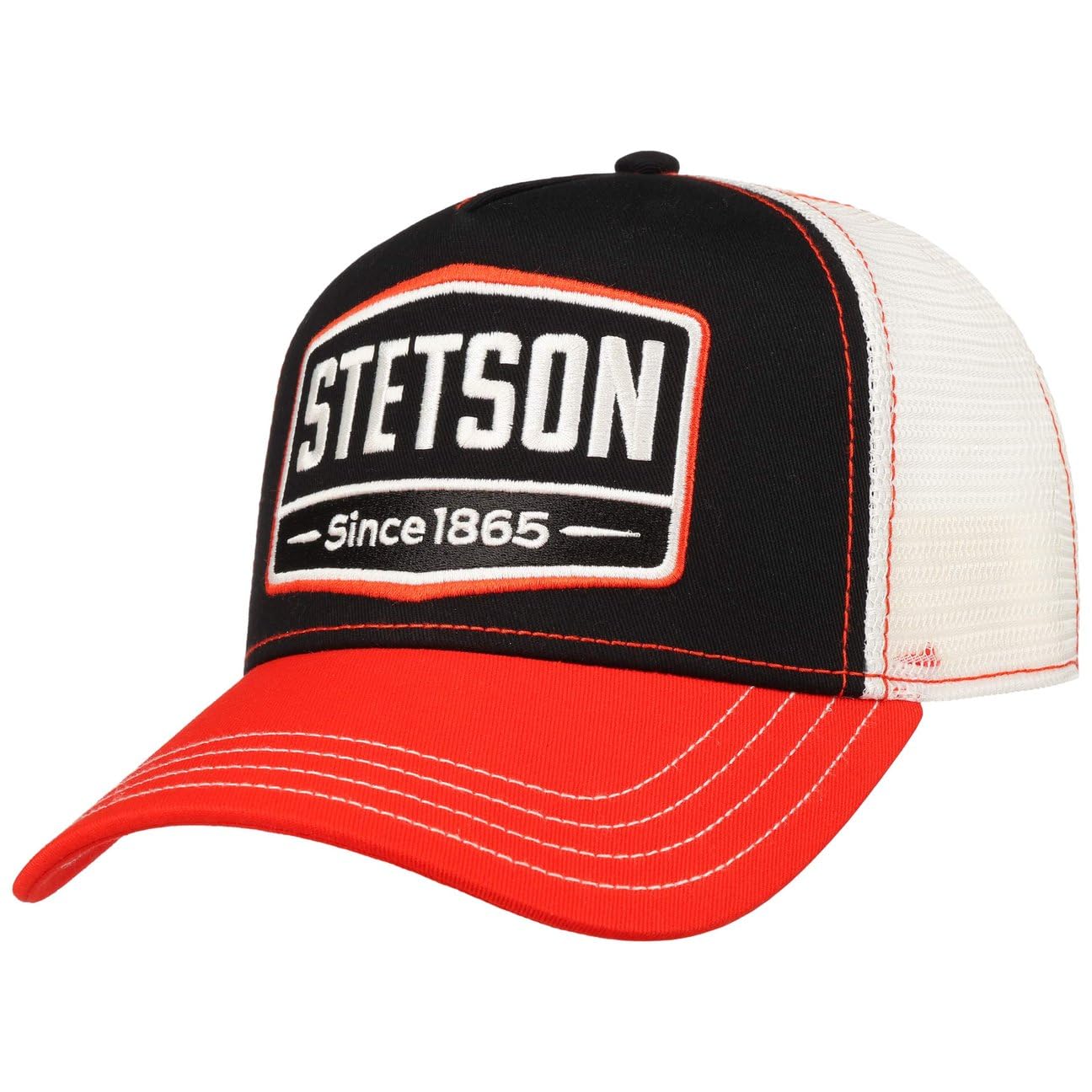 Stetson Gorra de Camionero Patrulla para Hombre/Mujer, Gorra de béisbol de algodón, tamaño Ajustable, Gorra con Inserto de Malla, Gorra de Camionero para Invierno/Verano, Gorra Curvada — view 7