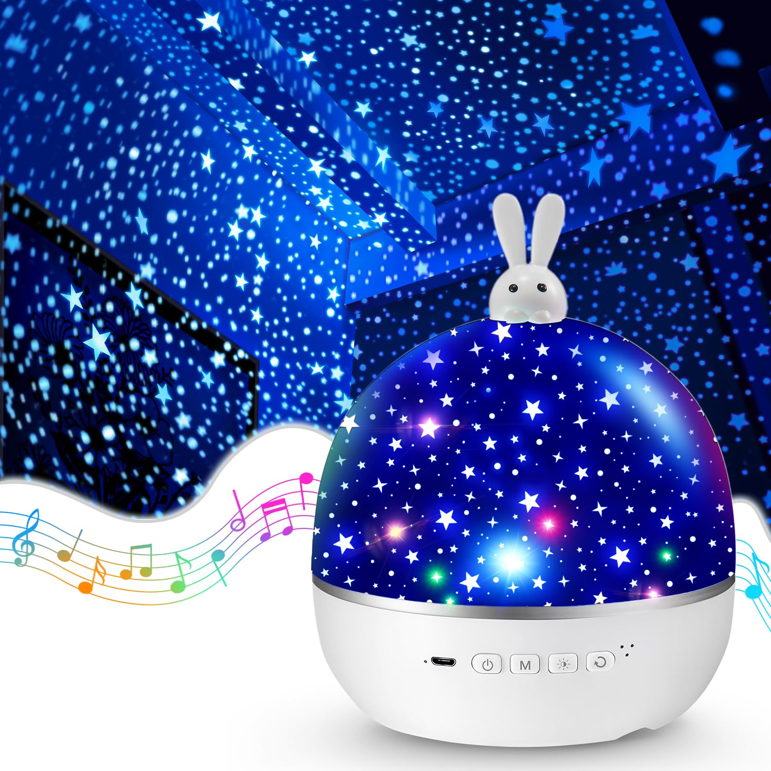 Amazon | プラネタリウム 家庭用 【22種類投影 & Bluetoothスピーカー