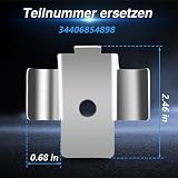 EVRBUL Improved Stainless Steel Parking Brake Cable Clip Holder Parking Brake Cable Clip Holder with 2 Rubber Hoses, Compatible with BMW 1 Series F20/F21, 2 Series F22/F23, 3 Series F30/F31, 4 Series - 4