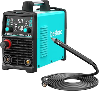 bestarc BTC500XP 11GEN Plasma Cutter & IPTM60 Non-HF Pilot Arc Plasma Cutting Torch 32FT