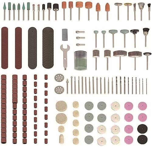 Miniatura 2 de Kit de accesorios para herramientas rotativas de 276 piezas, ajuste universal para un fácil corte, tallado y pulido