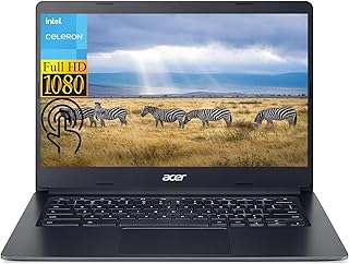 acer Chromebook 314 Laptop 2023 Newest, 14" FHD IPS Touchscreen, Intel Celeron Processor Up to 2.80GHz, 4GB RAM, 64GB eMMC, Intel UHD Graphics 600, Wi-Fi, Bluetooth, Chrome OS, Black