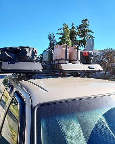 Miniatura 2 de Racewill Soporte para contenedores de almacenamiento de agua de 5 galones, solo apto para contenedores de agua Scepter y bote de combustible de 20