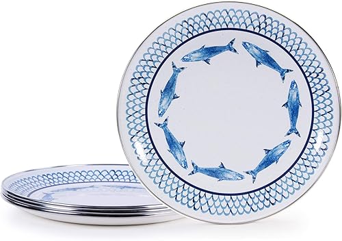 Golden Rabbit - Juego de 4 platos para cenar