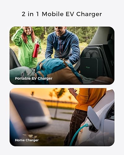 Miniatura 8 de EG evgoer Cargador EV de nivel 2, estación de carga EV portátil de 40A 240V para el hogar, cargador de vehículo eléctrico con corriente ajustable