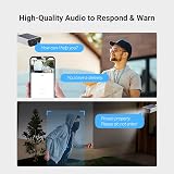 EZVIZ 4K Solar Security Camera with Built-in Solar Panel, AOV Mode 24/7 Recording, Outdoor Wifi Camera, CCTV Cameras, Colour Night Vision, Human Detection, Vehicle Detection, Two Way Audio, CB5 - 9