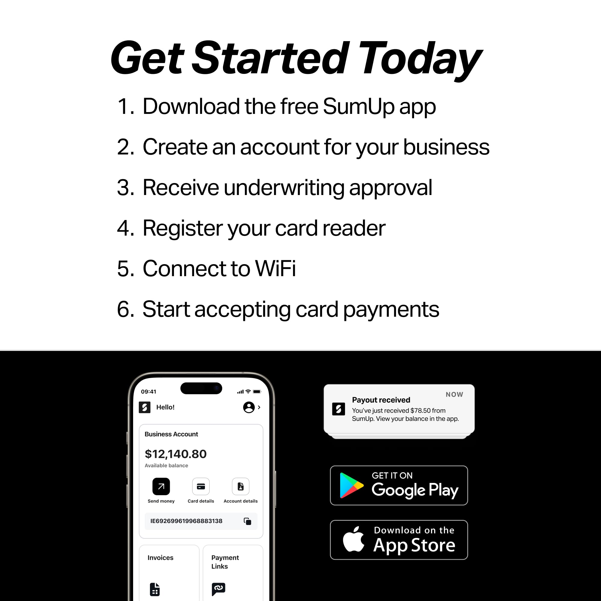 SumUp Plus Card Reader, Bluetooth - NFC RFID Credit Card Reader for Smartphone — Amazon image 7