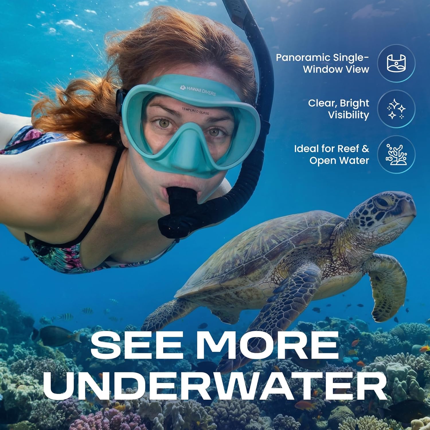 Hawaii Divers Set da snorkeling per bambini