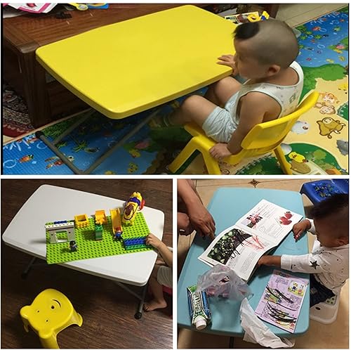 Miniatura 8 de Mesa plegable de plástico, bandeja de TV para laptop, mesa de aperitivos portátil de altura ajustable duradera para uso doméstico, picnic, fiesta