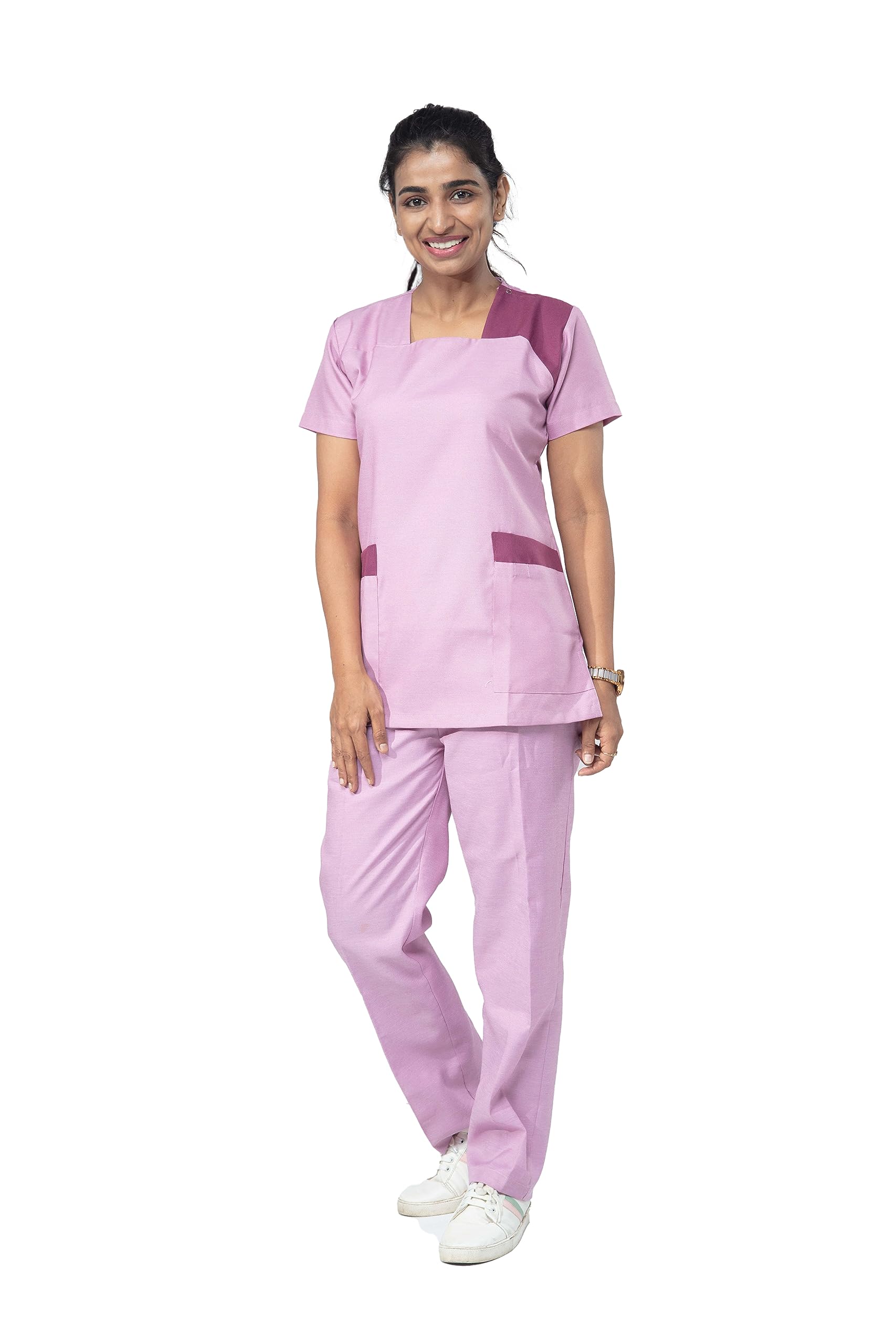 UNIFORM CRAFT ® - Female Nurse Uniform NT08, Ideal of Nurses, Hospital Staff, Clinic Staff (2XL, Plum) (B09L4VKJ1G) Amazon Price History, Amazon Price Tracker