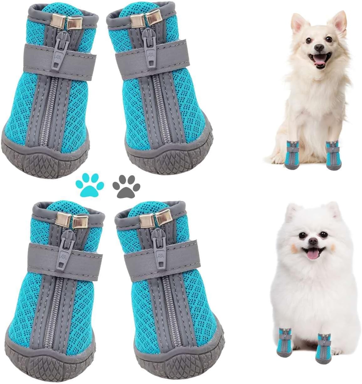 Dog Booties Breathable Dog Hiking Shoes Dog Boot for Small