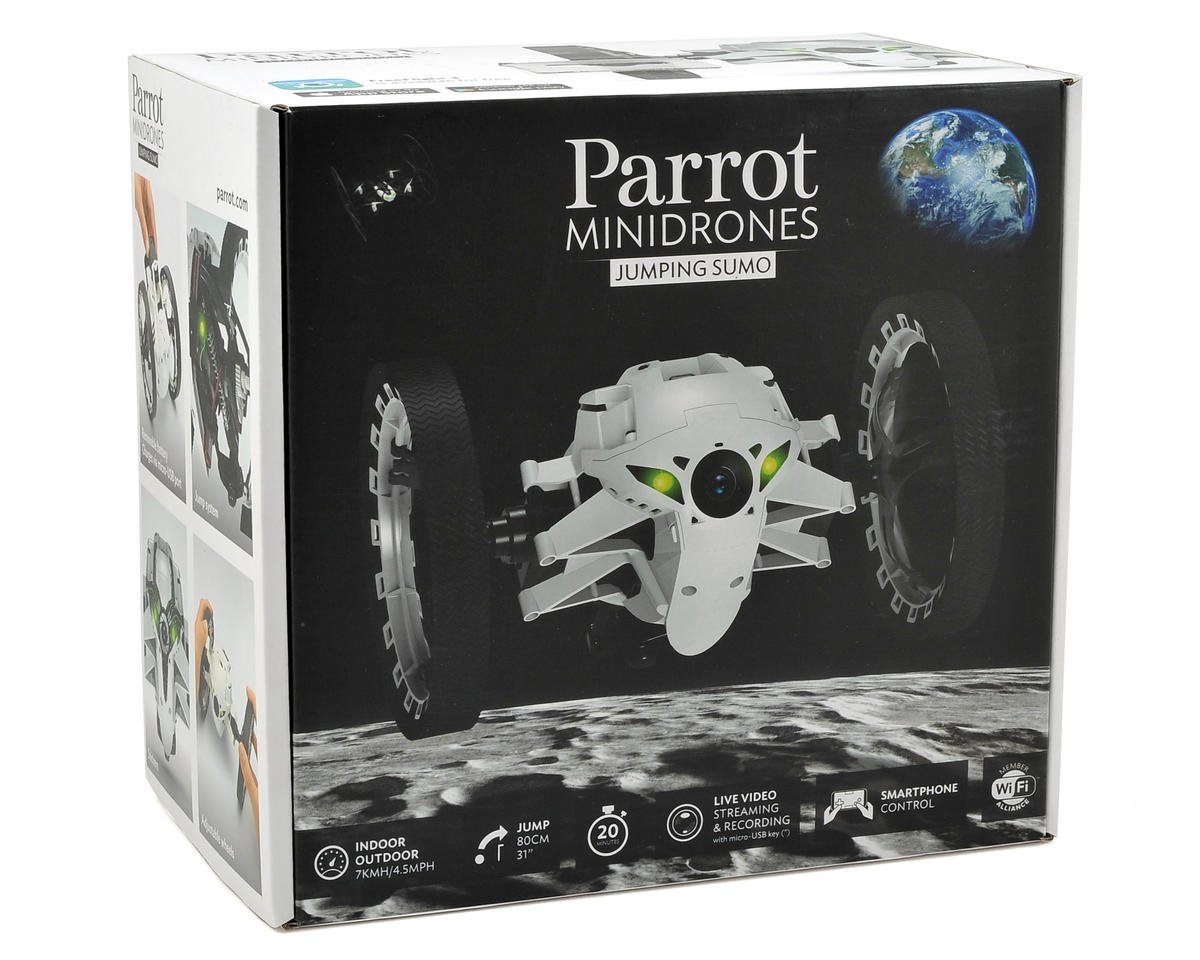 Parrot Mini Drone Jumping Sumo, White : Amazon.com.mx