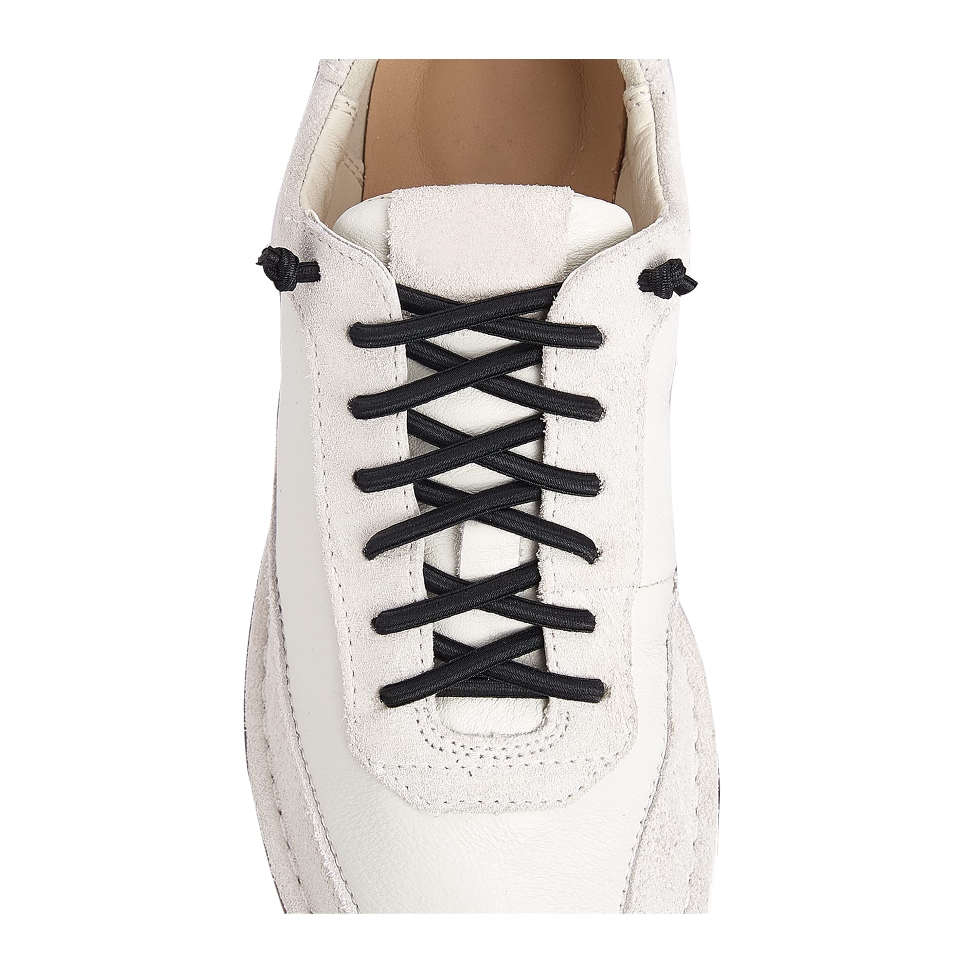VEILLEONG 2 Pair Elastic No Tie Shoe Laces Tieless Shoelaces for Sneakers Shoes, One Size Fits All for Kids and Adults
