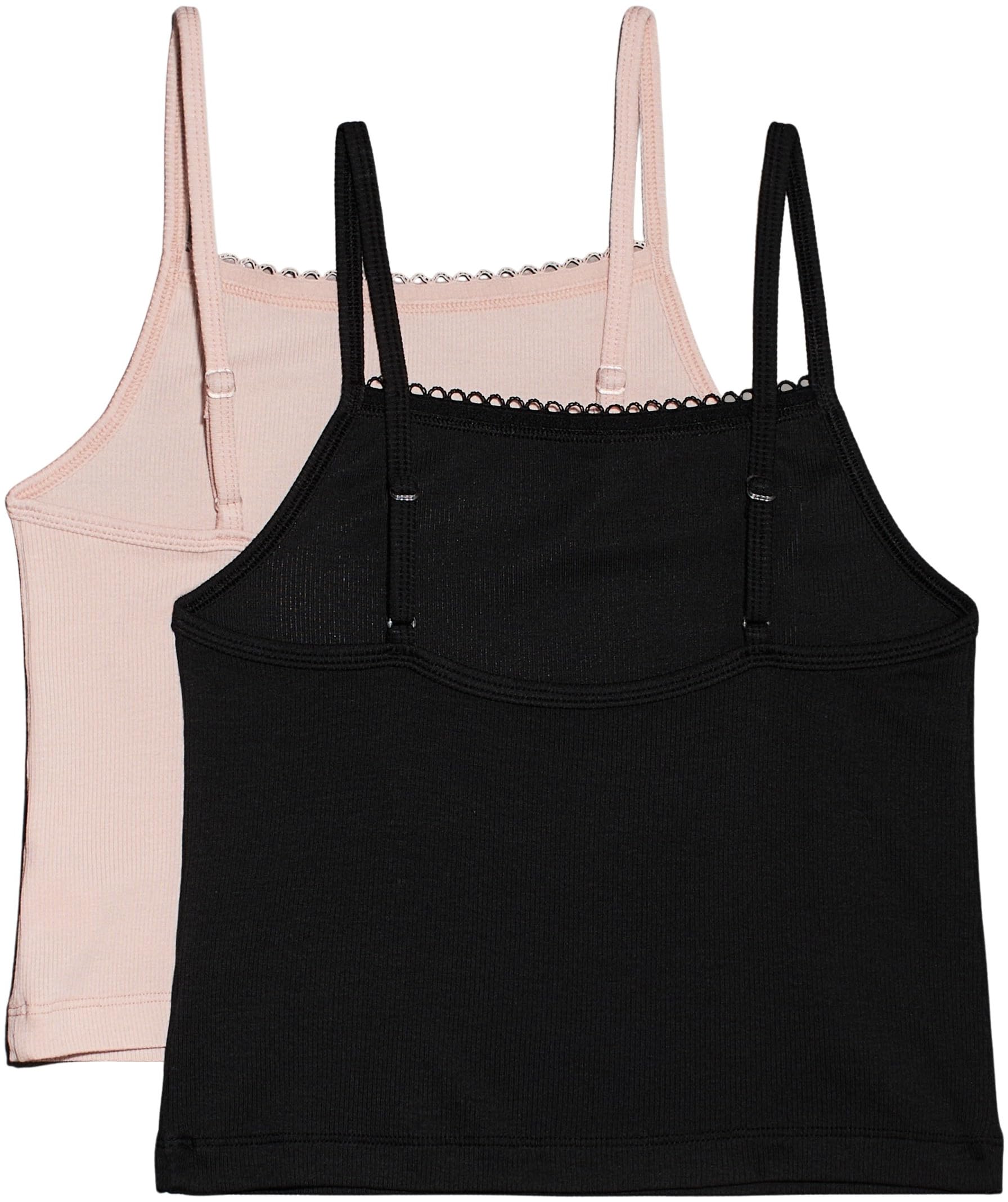 Calvin Klein Jeans Koszulka bez rękawów dla dziewczynek, Różowy (Peachwhip/Pvhblack), 12-14 lat