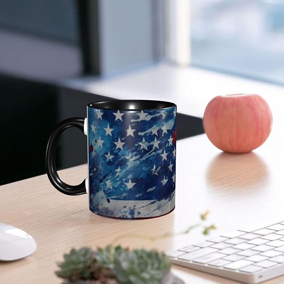 Us 4th Armored Division Veteran Funny Coffe Mug Ceramic Tea Cups Travel Mugs Drink For Work Home Office