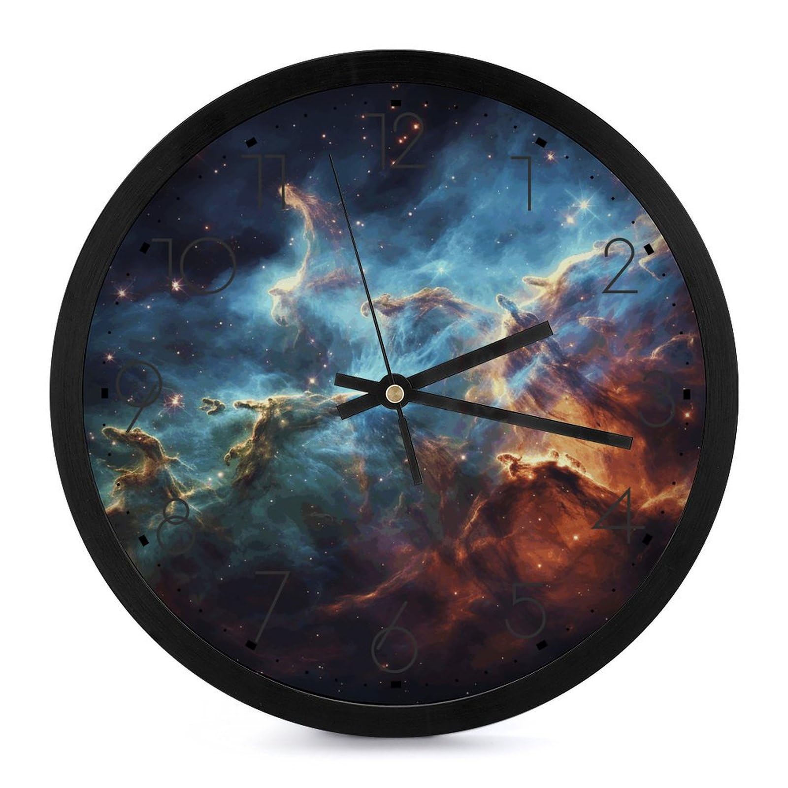Grande horloge murale numérique sans fil pour une lecture claire dans le salon