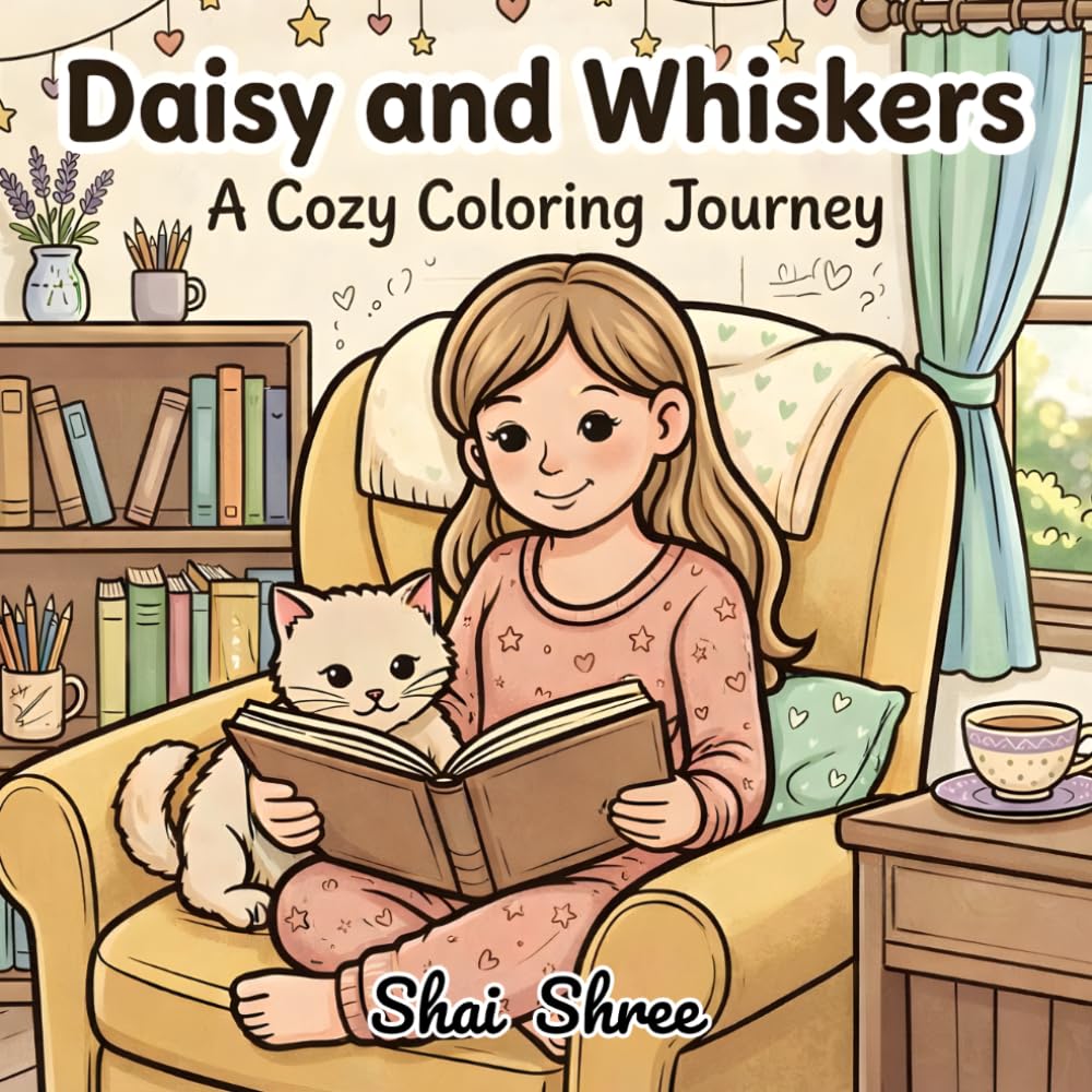 Daisy and Whiskers: A Cozy Coloring Journey