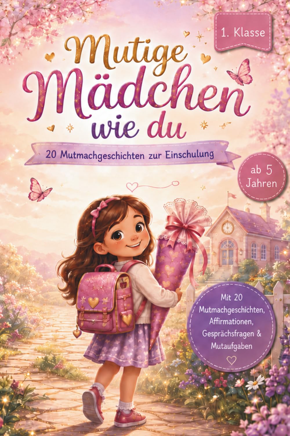 Mutige Mädchen wie du: 20 Mutmachgeschichten zur Einschulung – mit Affirmation, Gesprächsfrage und Mutaufgabe
