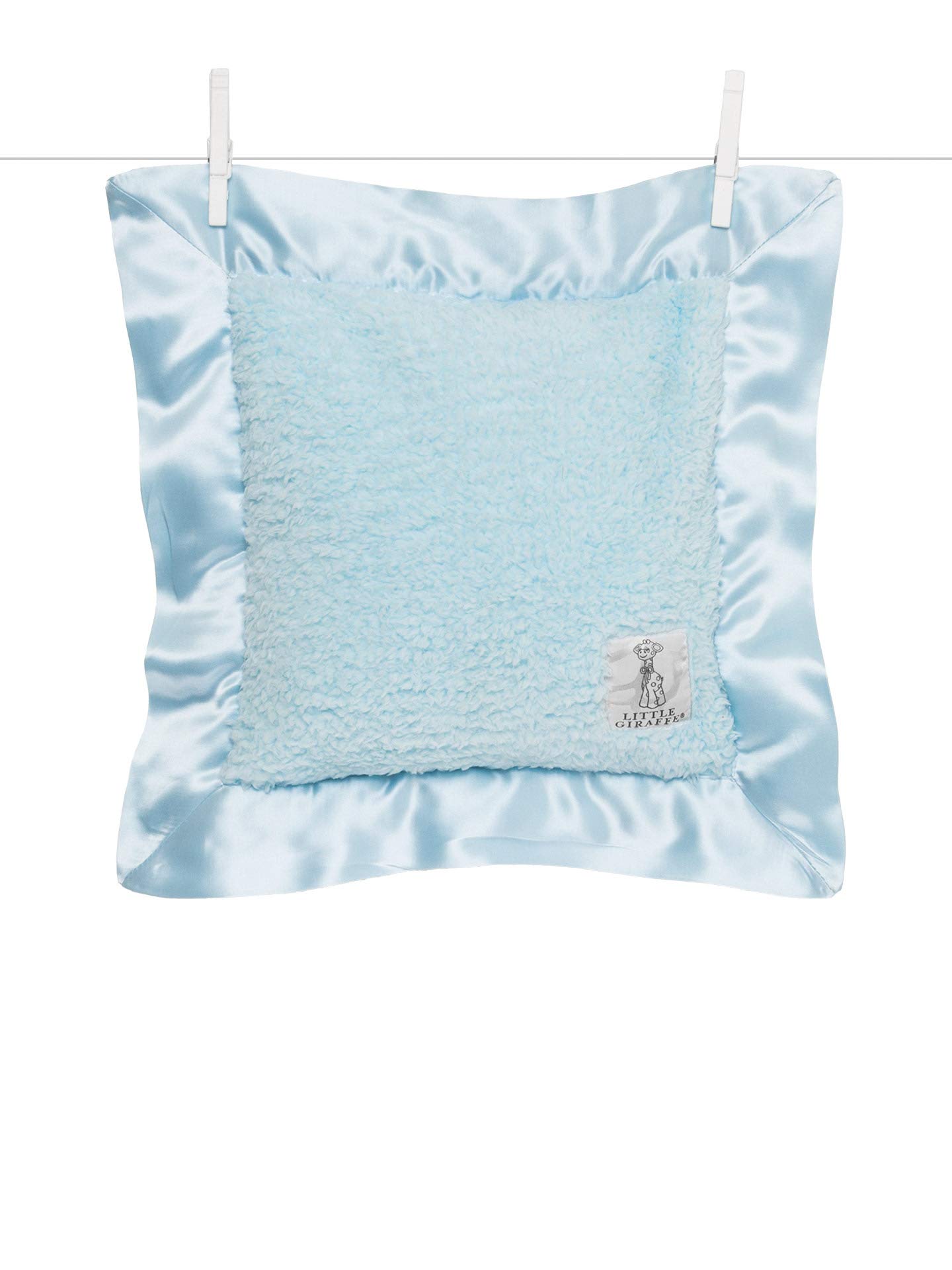 Little Giraffe Bella Pillow, Blue, 14" x 14"
