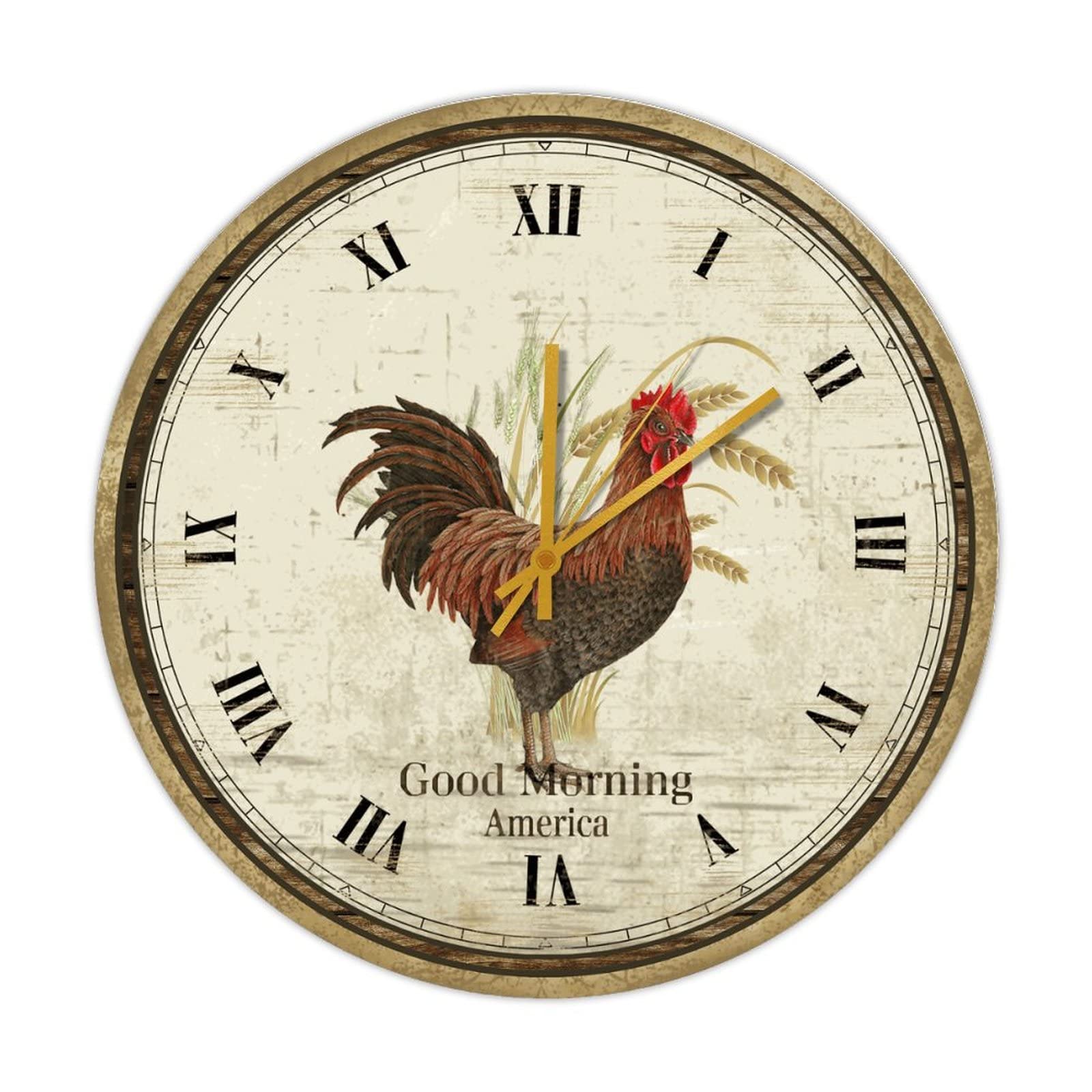 Horloge murale en bois cadeau idéal crémaillère cuisine