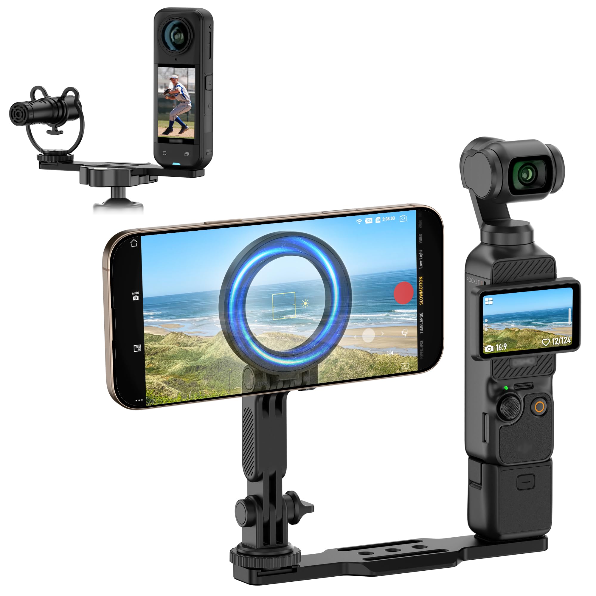 Amazon.com: JJC Pocket 4 Magnetic Phone Mount with 1/4