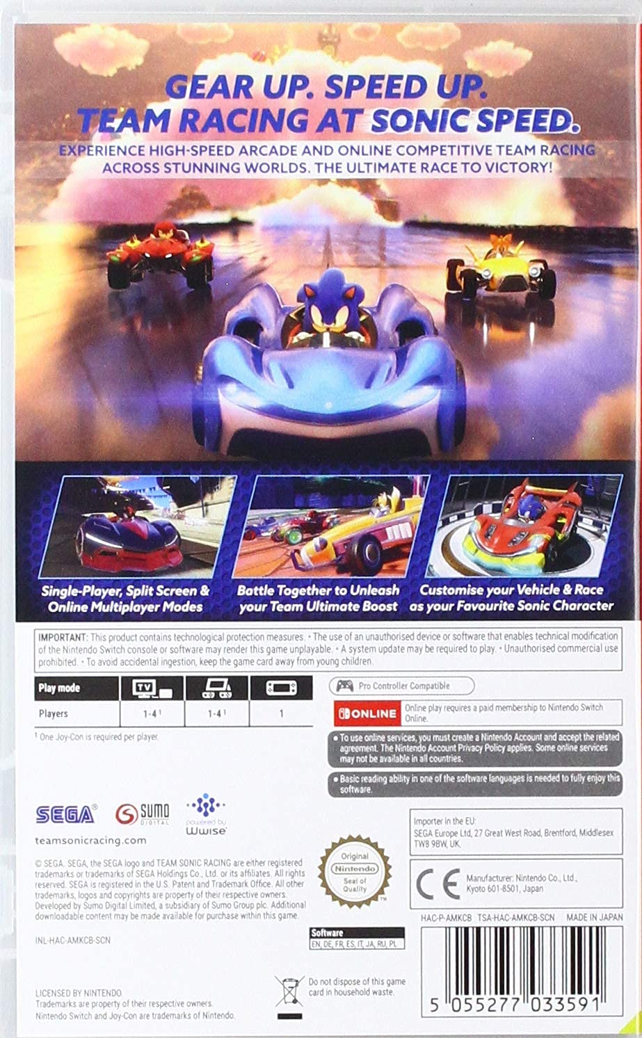 Team Sonic Racing (Nintendo Switch) - Image 2