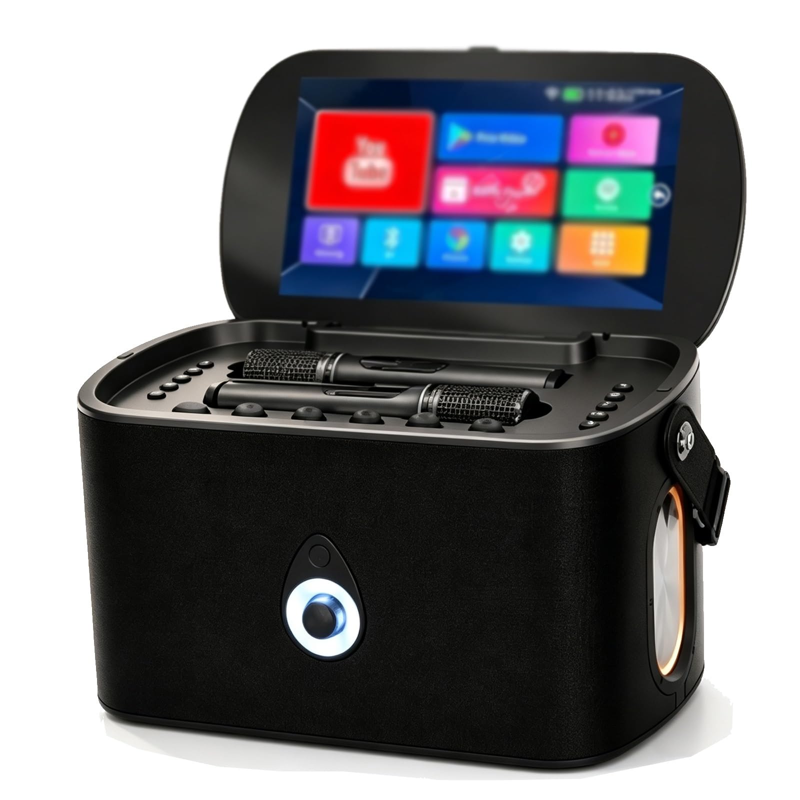 Máquina de Karaoke for Adultos con Pantalla Táctil | Altavoz portátil con WiFi y Bluetooth for Karaoke, sistema KTV todo en uno, regalo de entretenimiento Ideal