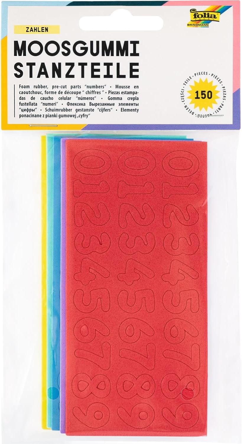 Folia folia Bastelpapier-Koffer Jumbo, 107-teilig