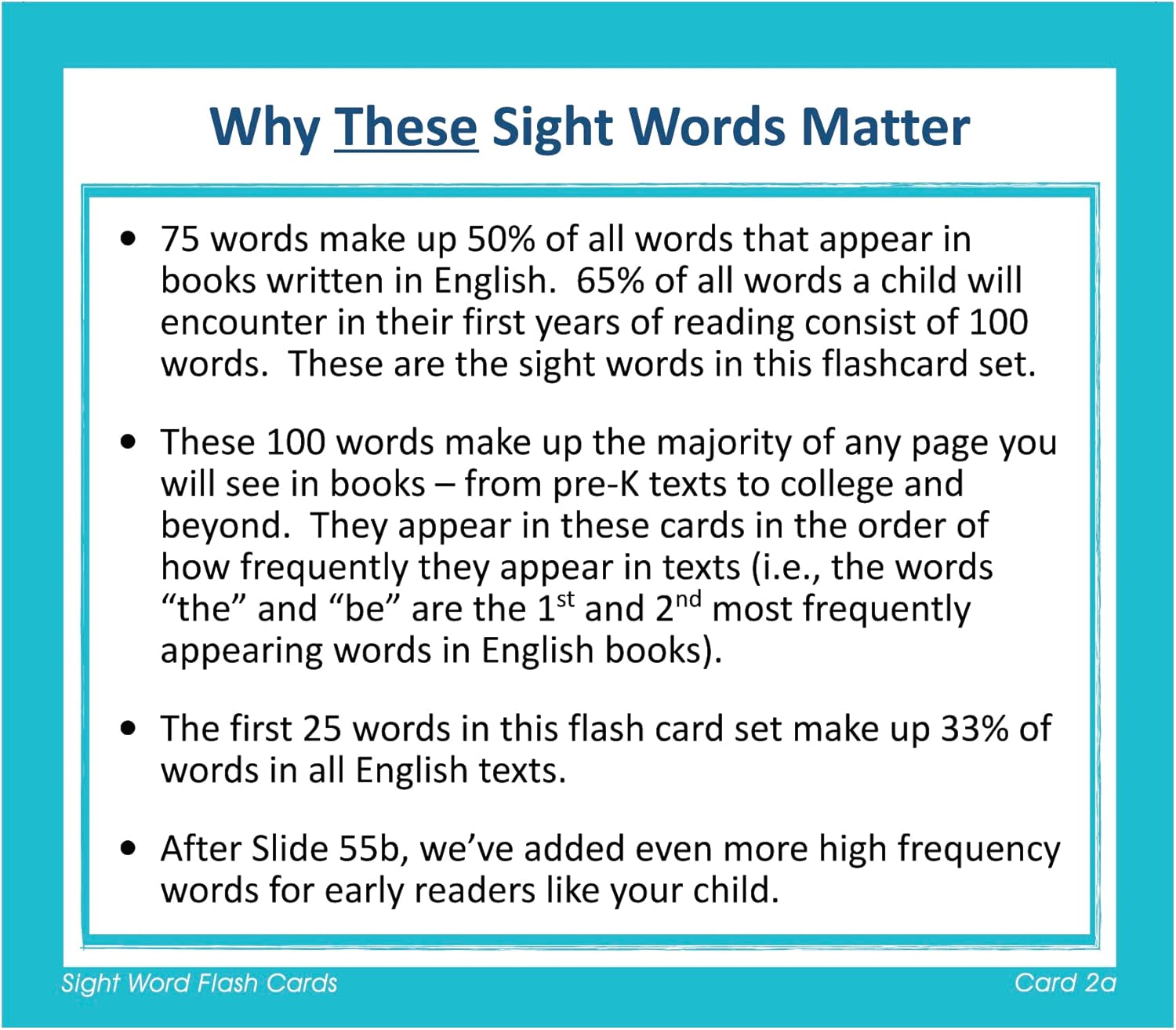 TestingMom.com Sight & Vocabulary Flash Cards - Ages 4-10, High-Frequency Reading Words