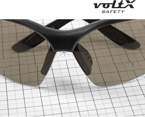Miniatura 27 de voltX Gafas de seguridad de lectura BIFOCAL "Constructor" (humo/gris + 1.5 dioptrías) con certificación CE EN166F/gafas deportivas de ciclismo