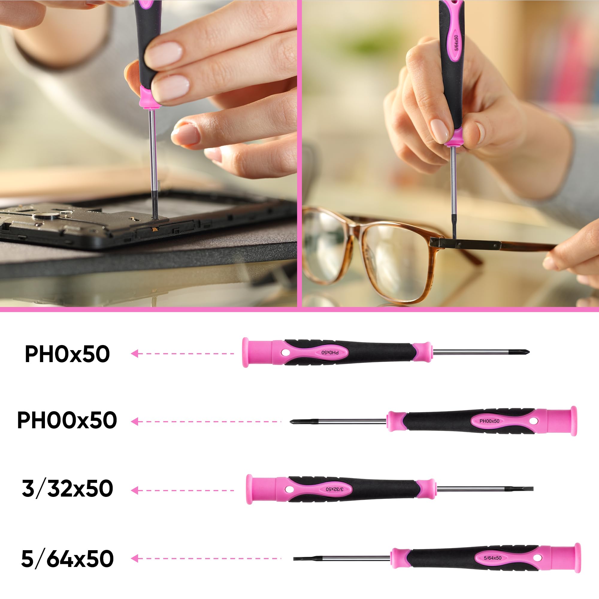 SHALL Kit di attrezzi rosa da 166 pezzi per la casa, cassetta degli attrezzi rosa con set di attrezzi per fai da te e kit di attrezzi per auto, regalo ideale per donne, ragazze e tuttofare a casa