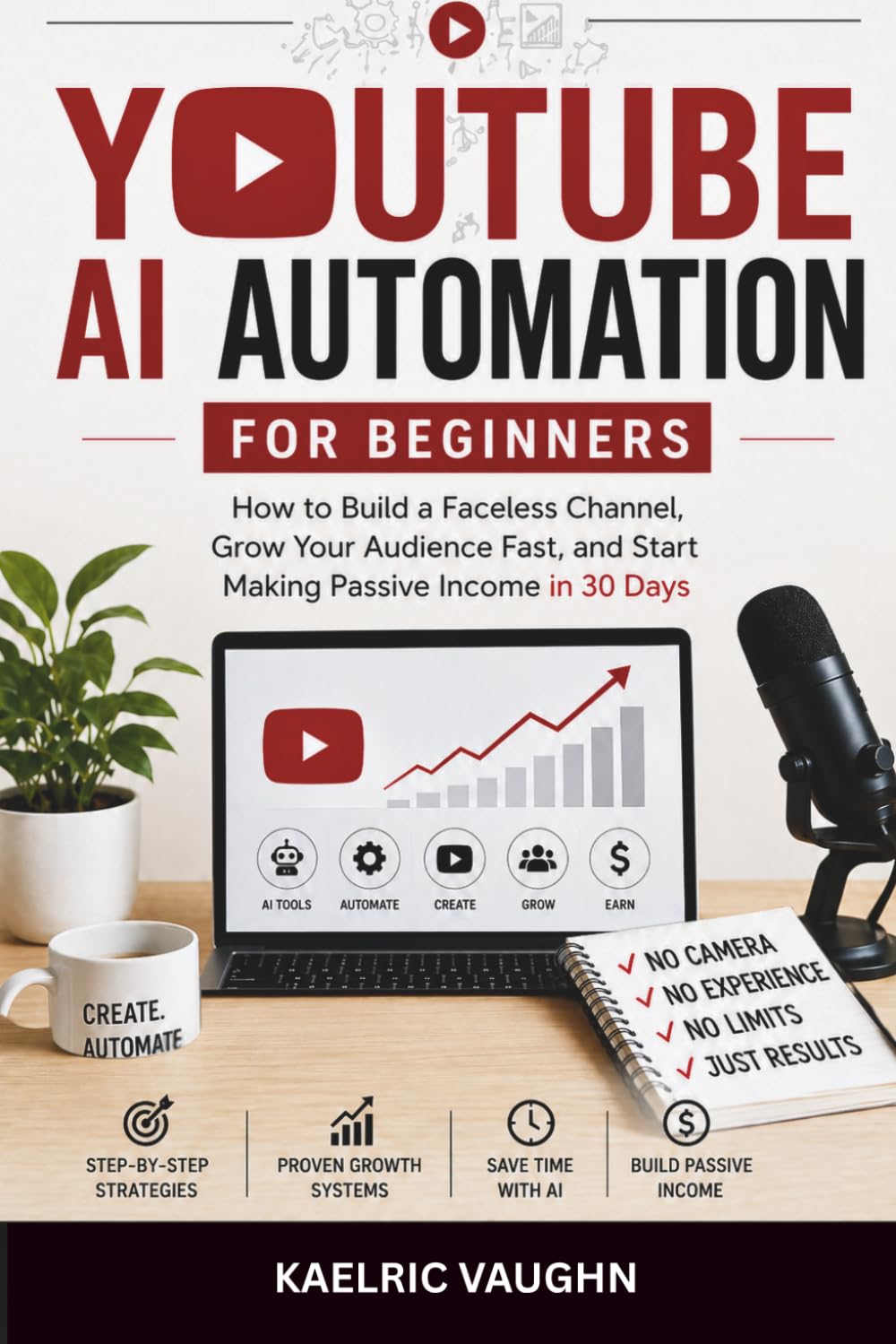 AI YouTube Automation For Beginners: HOW TO BUILD A FACELESS CHANNEL,GROW YOUR AUDIENCE FAST, AND START MAKING PASSIVE INCOME IN 30 DAYS