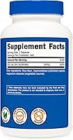 Vista 5 de Nutricost Picolinato de Zinc 50 mg, 240 cápsulas vegetarianas (3 botellas) - Sin gluten y sin OGM