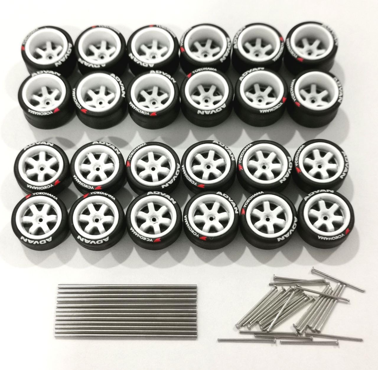 64 Scale Hot Wheel Replacement Wheels 5x Electro Gold Spoke 1/64