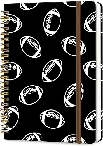 Miniatura 7 de Cuaderno de diario en espiral, tamaño A5, bonitos cuadernos para mujeres y hombres, cuaderno de tapa dura con rayas universitarias para trabajo y