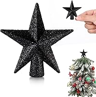 Vista 8 de Hanaive Estrella para la Copa del Árbol de Navidad Mini Estrella Pequeña para la Copa del Árbol para Árbol de Navidad Adornos de Estrella