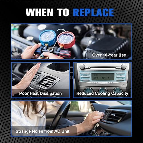 Miniatura 5 de Aumtoni Compresor de aire acondicionado de CA AC con embrague, compatible con Toyota Camry 2007-2009RAV4 2006-2008 2.4L, compresor de aire