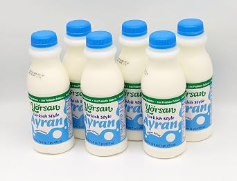 Raykush Art YORSAN Ayran Turkish Style Yogurt Drink, 16oz, Pack of 6