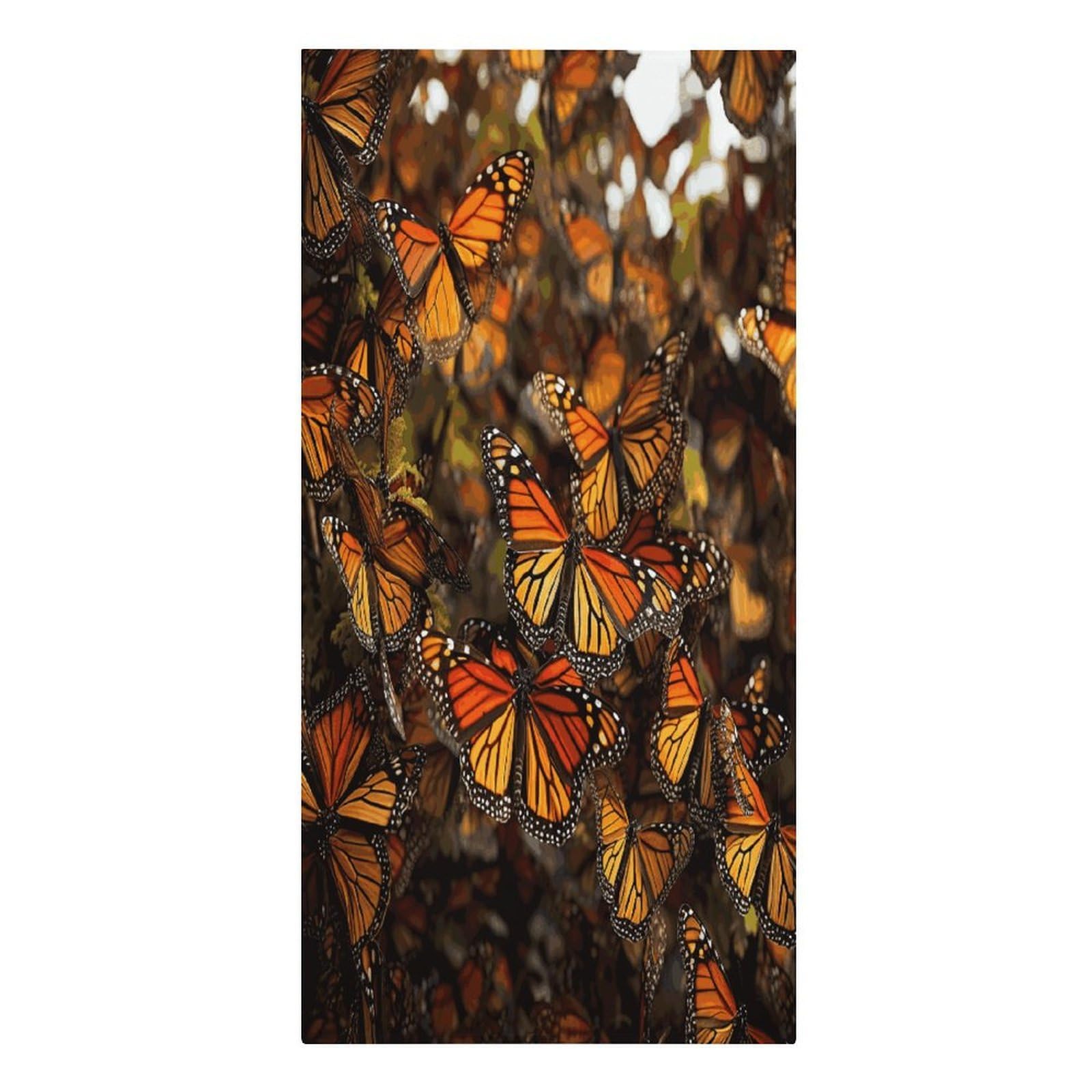 FekiLoot Monarch Butterflies Towels Soft Oversized Beach Towels Absorbent Sand Free Bath Towel Travel Compact Swim Towels Lightweight Quick Dry Pool Towel Large Beach Blanket 30" X 61"