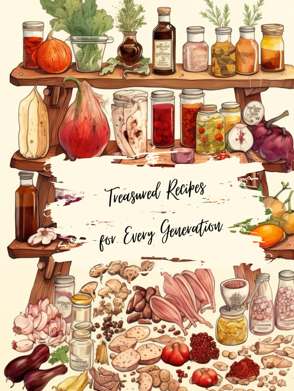 Treasured Recipes for Every Generation: Recipe Notebook      Hardcover – October 25, 2023