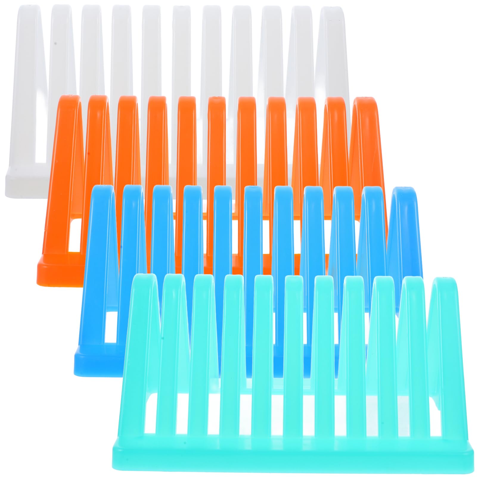 MUCKLILY 4pcs Micro Slide Stand Glass Slide Holder Glass Microscope Slide Drying Rack Lab Tools