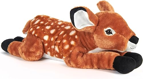 The Petting Zoo Fawn - Peluche de animal de peluche, regalos para niños, animales salvajes de Onez, juguete de peluche Jumbo Fawn de 20 pulgadas