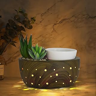 Ceramic Wax Melt Warmer with Japanese Design, 4-in-1 Electric Wax Warmer...