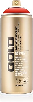 Montana Cans Montana GOLD 400 ml Color, Shock Orange Dark Spray Paint,MXG-S2020