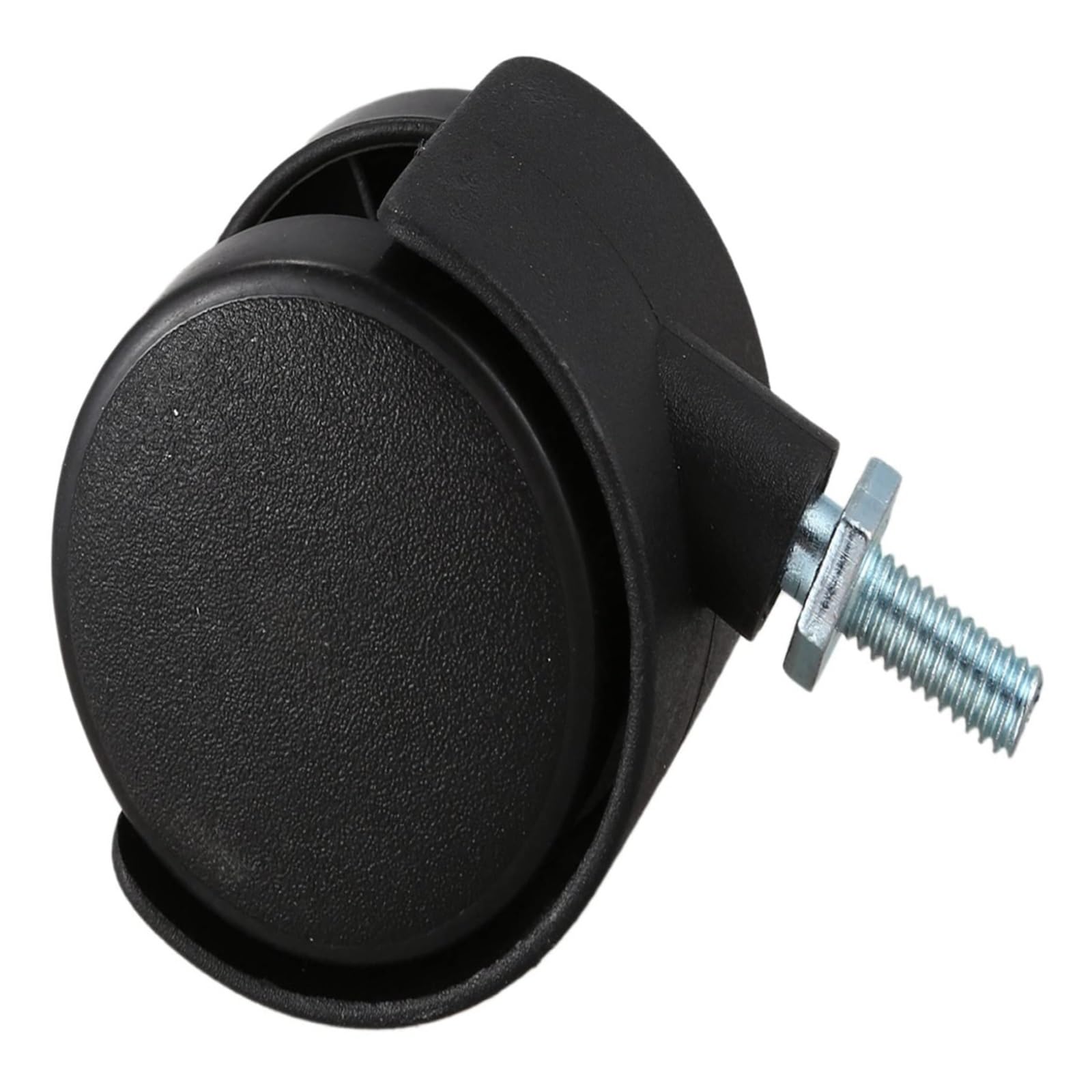 10 pièces 6mm tige filetée 40mm double roulette rotative noire
