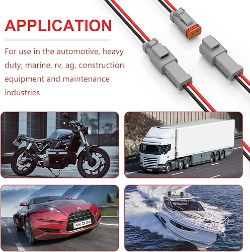 Miniatura 7 de Newdeli Herramienta de crimpado Deutsch Tamaño 16 Herramienta de conector Deutsch 4 vías sangría 8 Tipo de impresión Crimpadora de barril cerrado 14