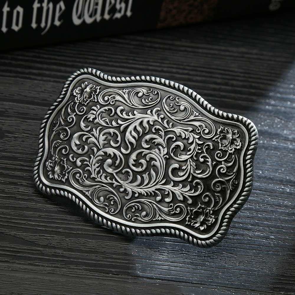 KDG Western Cowboy Belt Buckles Men Vintage Novelty Large Handmade Belt Buckle… - Image 3