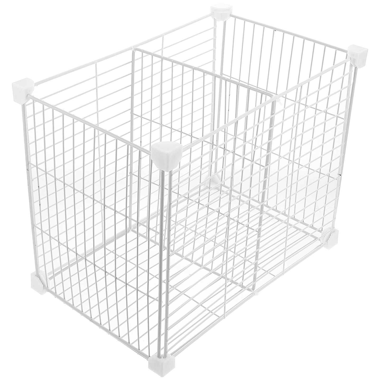 LALAFINA Organizador Separador y Cesta Inferior para Congelador, Estante de Alambre para Almacenaje en Neveras y Cocinas 37X24X30 CM